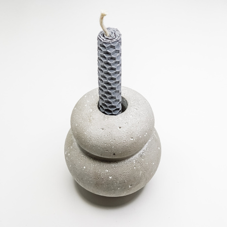 Zestaw Oczyszczenie | 3 małe świece | Kolorowe świece z naturalnego wosku pszczelego | 100% wosk pszczeli