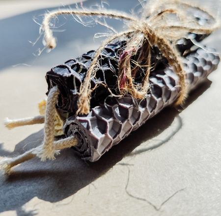 Zestaw Oczyszczenie | 3 małe świece | Kolorowe świece z naturalnego wosku pszczelego | 100% wosk pszczeli