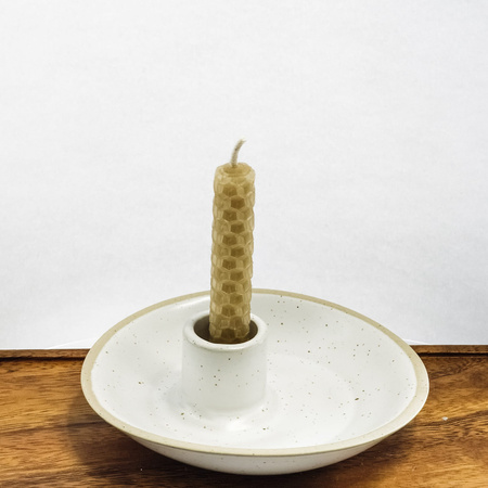 Zestaw Natura | 3 małe świece | Naturalne świece z wosku pszczelego | 100% wosk pszczeli