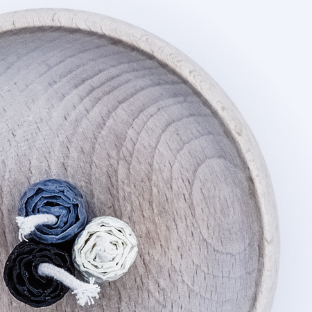 Zestaw Oczyszczenie | 3 małe świece | Kolorowe świece z naturalnego wosku pszczelego | 100% wosk pszczeli