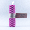 Gruba świeca słupkowa różowa | Naturalna świeca z wosku pszczelego | 100% wosk pszczeli