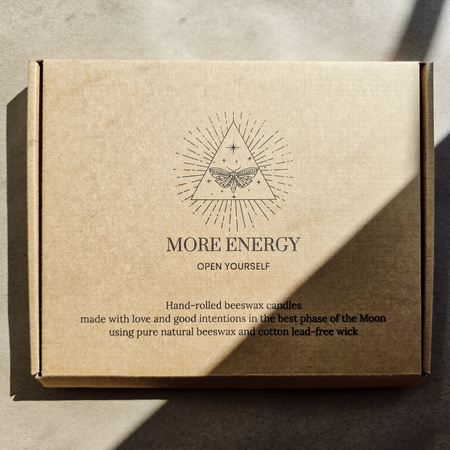 Zestaw Obfitość | 12 dużych świec | Kolorowe świece z naturalnego wosku pszczelego | 100% wosk pszczeli