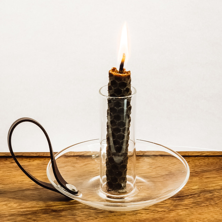 Zestaw Obfitość | 3 małe świece | Kolorowe świece z naturalnego wosku pszczelego | 100% wosk pszczeli