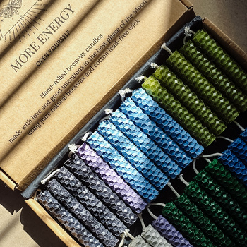 Zestaw Zdrowie | 30 małych świec | Kolorowe świece z naturalnego wosku pszczelego | 100% wosk pszczeli