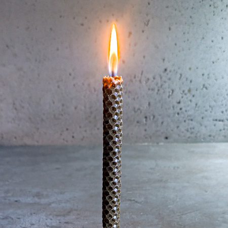 Zestaw Obfitość | 12 dużych świec | Kolorowe świece z naturalnego wosku pszczelego | 100% wosk pszczeli