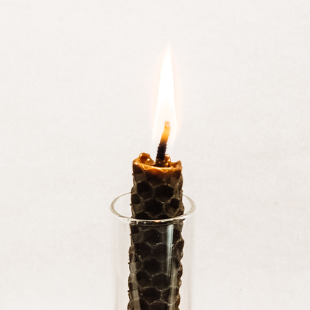 Zestaw Obfitość | 3 małe świece | Kolorowe świece z naturalnego wosku pszczelego | 100% wosk pszczeli