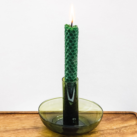 Zestaw Obfitość | 12 dużych świec | Kolorowe świece z naturalnego wosku pszczelego | 100% wosk pszczeli