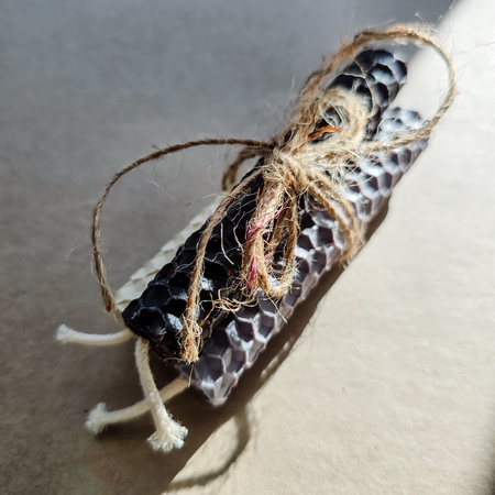 Zestaw Oczyszczenie | 3 małe świece | Kolorowe świece z naturalnego wosku pszczelego | 100% wosk pszczeli