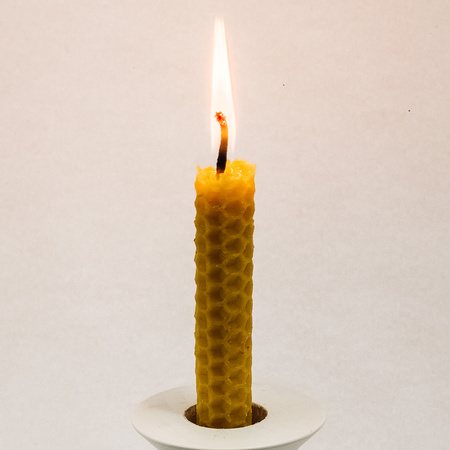 Zestaw Kreatywność | 3 małe świece | Kolorowe świece z naturalnego wosku pszczelego | 100% wosk pszczeli